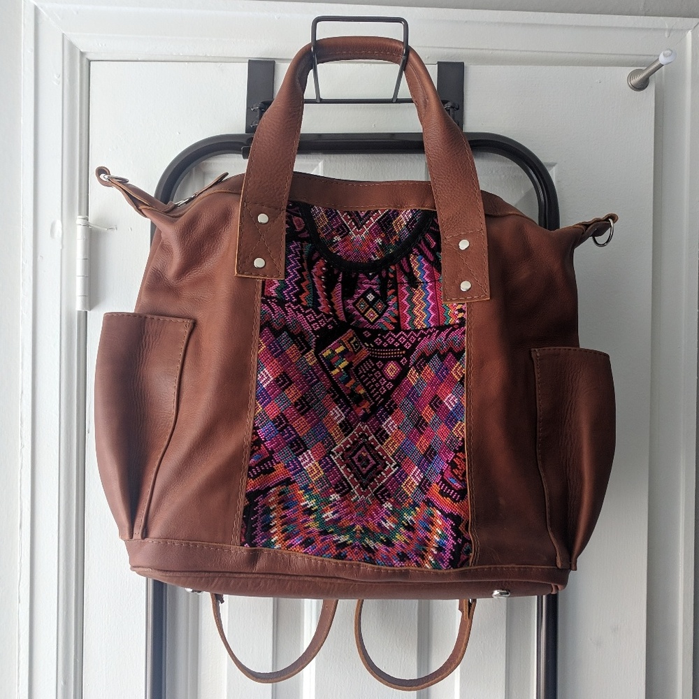 One-of-a-kind Nena & Co Leather Convertible Bag